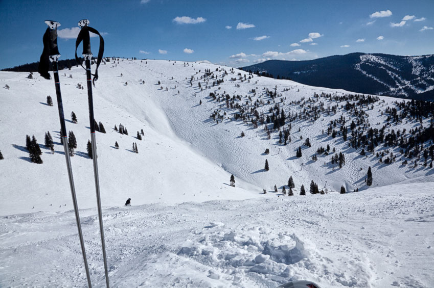 Vail Skiing Back Bowls