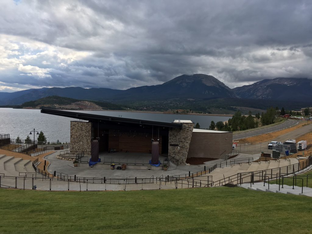 Clouds hanging over the Gore Range 