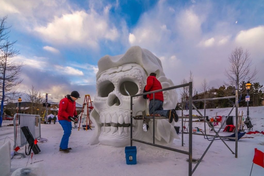 snow skull