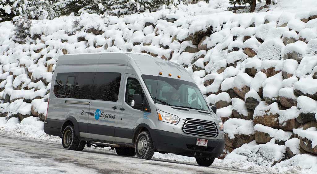Summit Express Van Winter Photo Banner